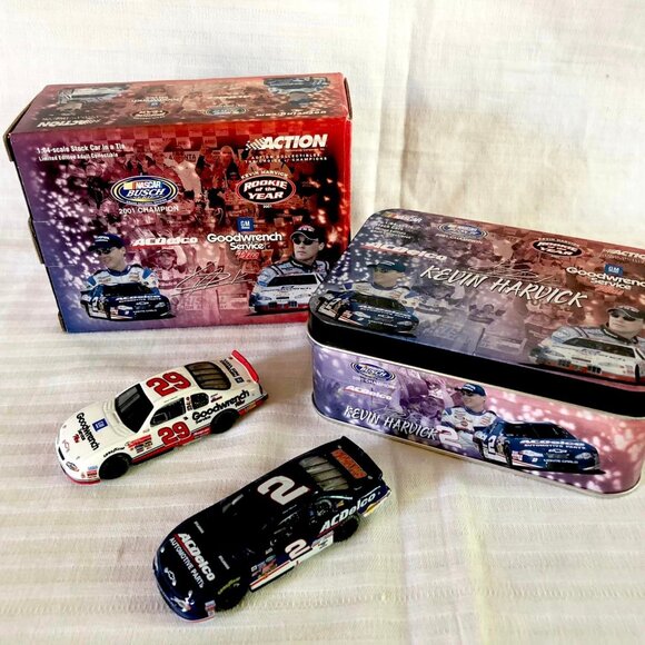 NIB Action 1:64 Kevin Harvick #2 ACDelco/ Busch Championship & #28 GM Goodwrench - Picture 1 of 10
